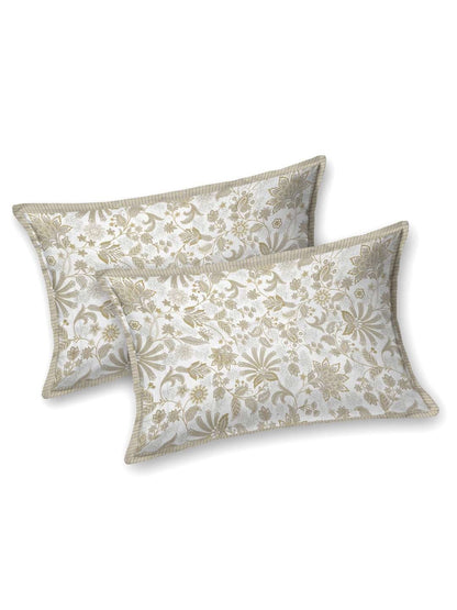 100% Pure Cotton Traditional Printed Bedsheet for Double Bed King Size Bedsheet with 2 Pillow Covers