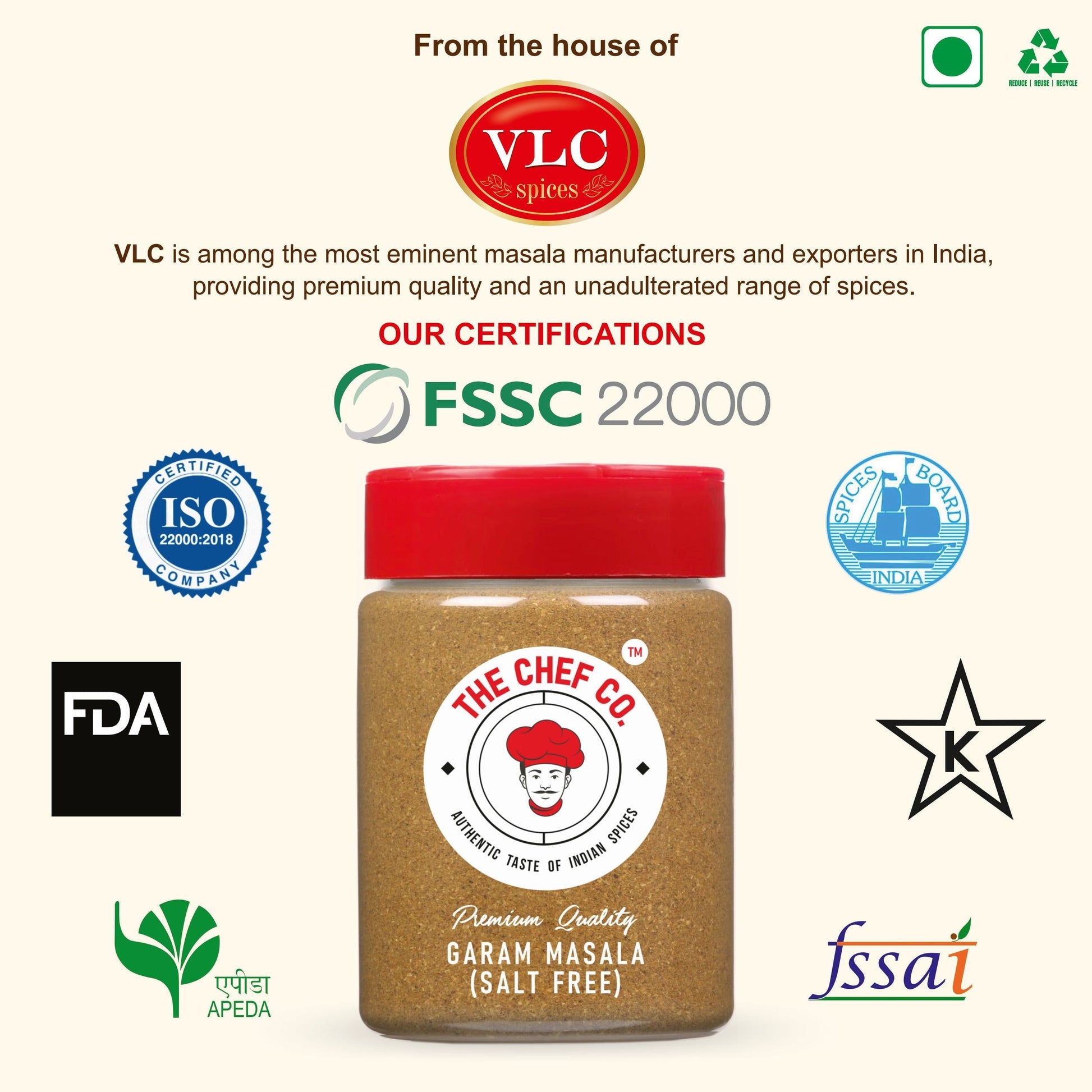 Garam Masala Salt Free