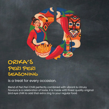 Orika African Peri Peri All Purpose Seasoning, Pack of 2, 85g each
