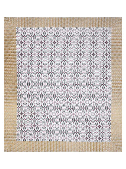 100% Pure Cotton Traditional Printed Bedsheet for Double Bed King Size Bedsheet with 2 Pillow Covers