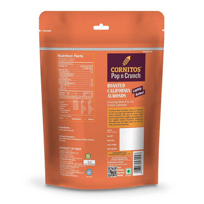 Cornitos Roasted Almonds Lightly Salted - 200g