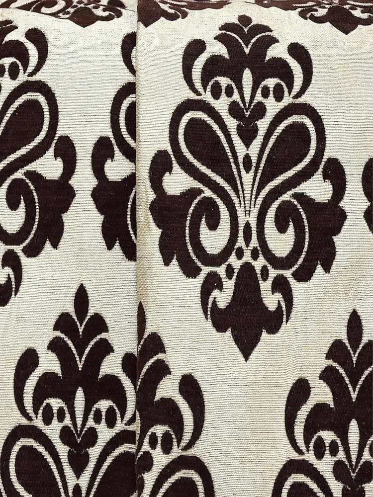 Saral Home Chenille 2 Seater Sofa Cover Throw Colour Brown