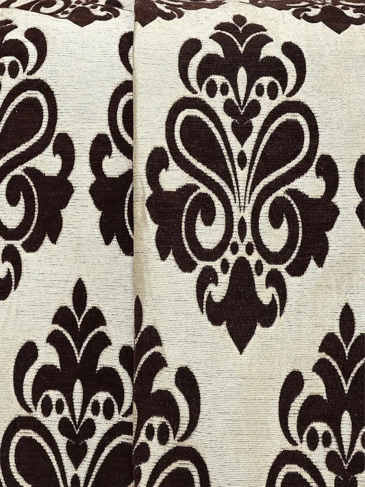 Saral Home Chenille 2 Seater Sofa Cover Throw Colour Brown