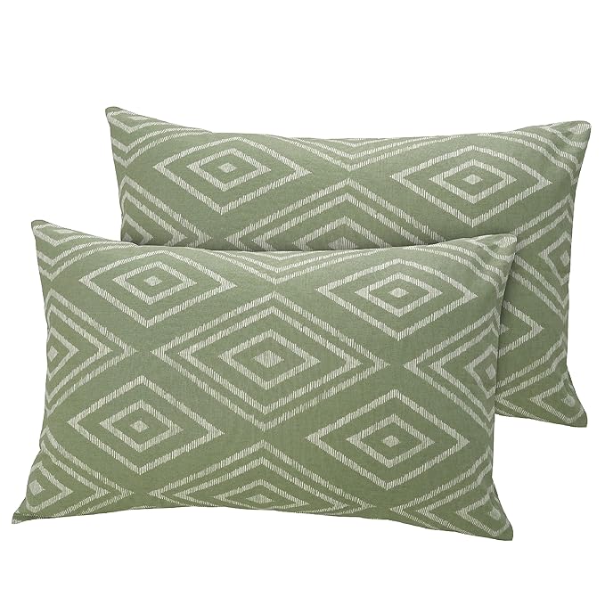 Huesland by Ahmedabad Cotton 144 TC Cotton Bedsheets for King Size Bed with 2 Pillow Covers | Sage Green