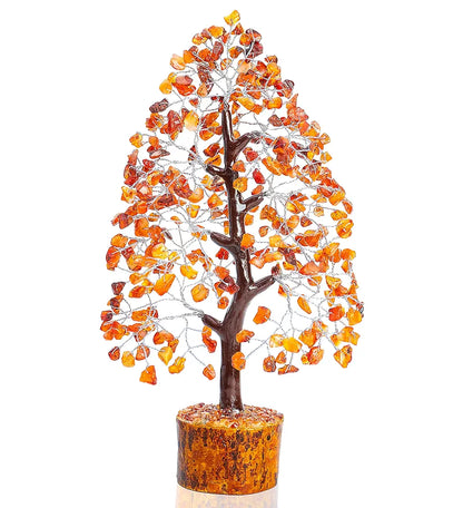 HindCraft Carnelian Chakra Crystal Silver Wire 10-12 inch