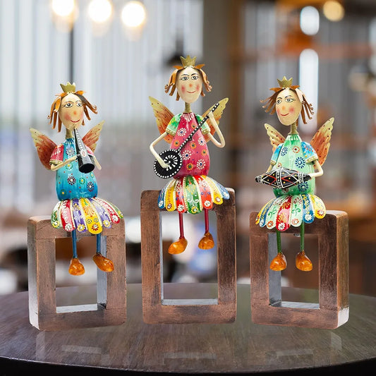 Kraftskala Angel Musician Statues – Set of 3