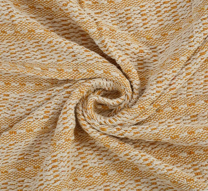 Sashaa World Striped Super Soft & Breathable Throw Blanket Colour Yellow