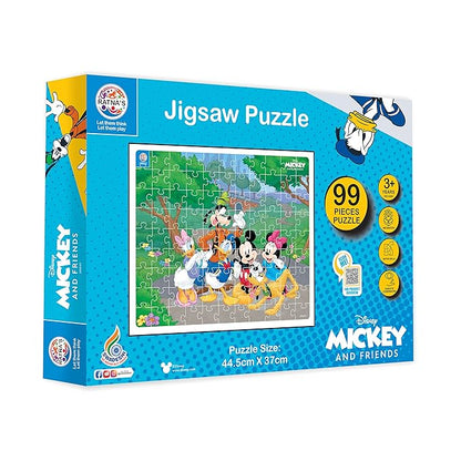 Ratna's 99 Pieces Disney & Marvel Series Jigsaw Puzzle for Kids | Puzzle | Mickey & Friends