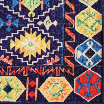 Status Contract Multi Printed Vintage Persian Carpet Rug Runner with Anti Slip Backing