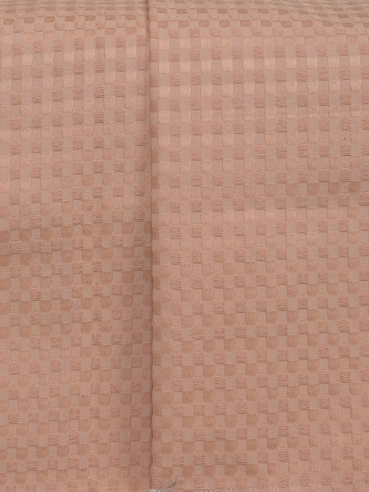 Saral Home Beige 100% Cotton Unique Waffle Design Colour Beige