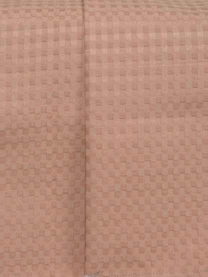 Saral Home Beige 100% Cotton Unique Waffle Design Colour Beige
