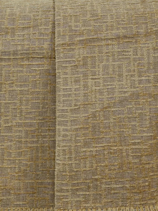 Saral Home Chenille 2 Seater Sofa Cover Throw Colour Gold