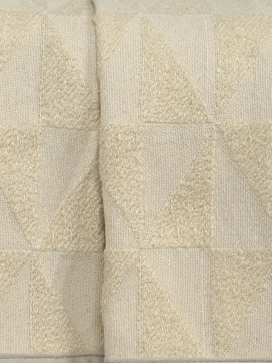 Saral Home Soft Microfiber 3 Seater Sofa Cover Throw Colour Lt.Beige