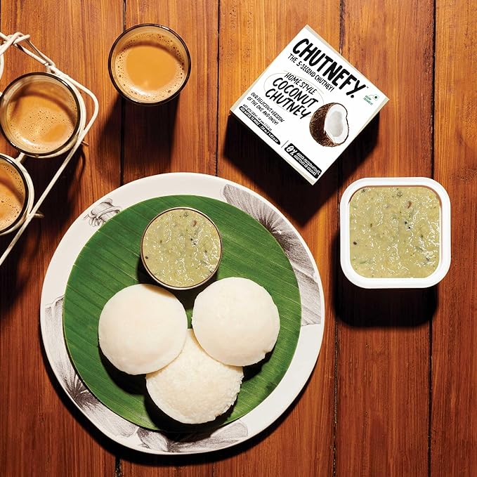 Chutnefy - 5-Second Instant Coconut Chutney - 120 ml Each (Pack of 4)