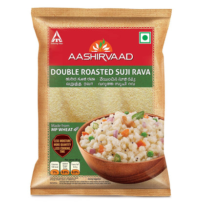 Aashirvaad Double Roasted Suji Rava - 500 gms