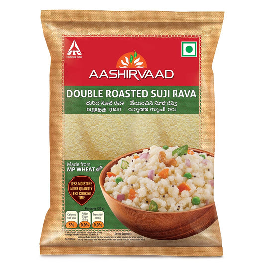 Aashirvaad Double Roasted Suji Rava - 500 gms