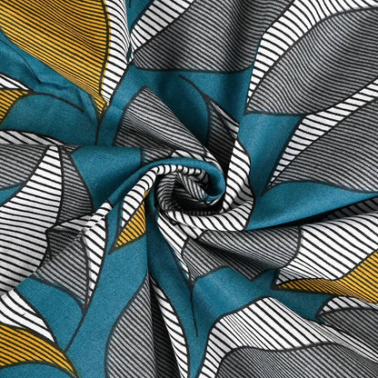 Divine Casa Floret 100% Cotton Single Kids Dohar 120 GSM Soft & Lightweight Throw Blanket Colour Woody Petals