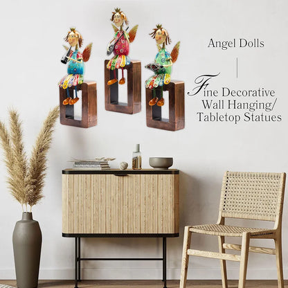Kraftskala Angel Musician Statues – Set of 3