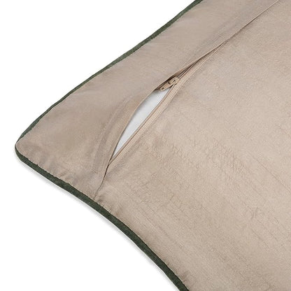 Haus & kinder Decorative Embroidered Cushion Cover | Colour Golden Glow