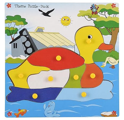 Skillofun Theme Puzzle Standard Duck Knobs Multi Color