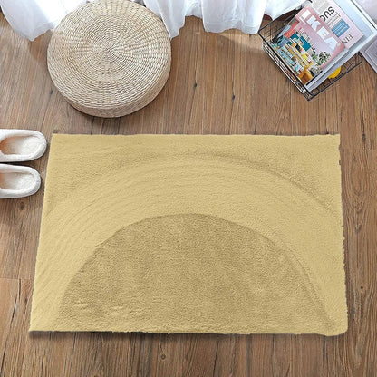 Luxe Home International Ruffle Bath Mat Rabbit 40X60 Cm Colour Gold