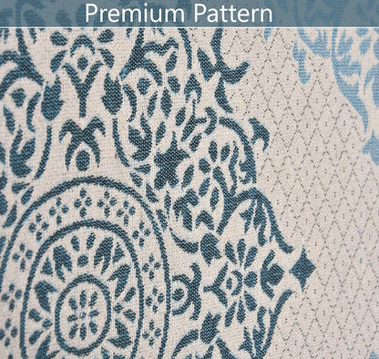 Fresh From Loom Reversible 300 TC Single Bed bedsheet Heavy Bed Sheets with 1 Pillow Cover Aqua