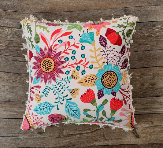 Ishro Home Premium Cushion Cover Colour Sun Garden