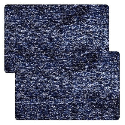 Kuber Industries Door Entrance Mat for Floor Home Entrance Colour Blue