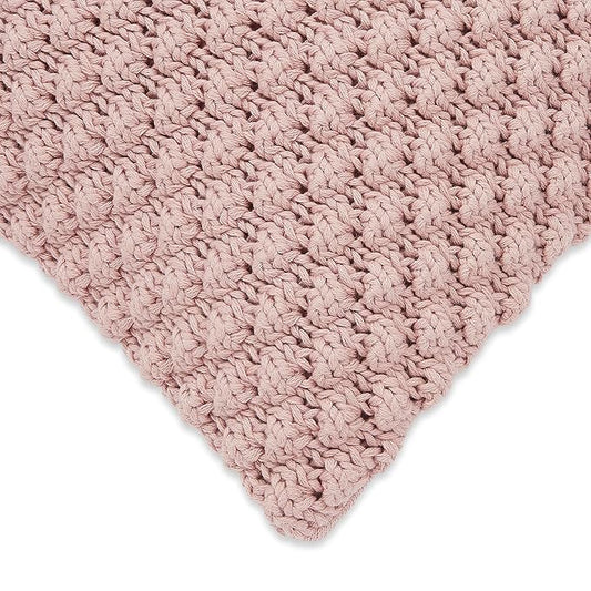 Haus & kinder Decorative Embroidered Cushion Cover | Colour Bubble Pale Pink