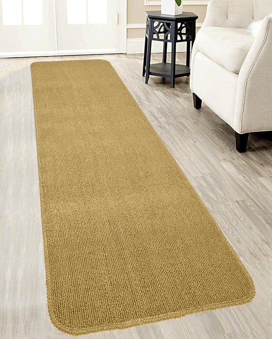 Saral Home Solid Soft PP Yarn Durable & Washable Multipurpose Runner Anti Skid Backing