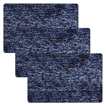 Kuber Industries Door Entrance Mat for Floor Home Entrance Colour Blue