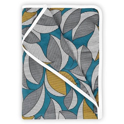 Divine Casa Floret 100% Cotton Single Kids Dohar 120 GSM Soft & Lightweight Throw Blanket Colour Woody Petals