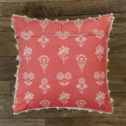 Ishro Home Premium Cushion Cover Colour Tulip Rust
