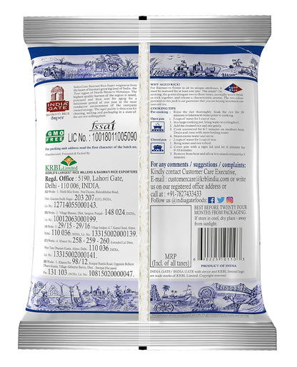 India Gate Basmati Rice Super - 1000 gms