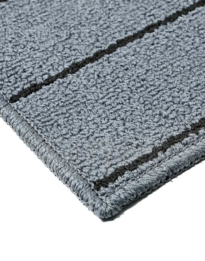 Saral Home Easy Living Saral Home Polypropylene Striped Anti Skid Rectangular Carpet