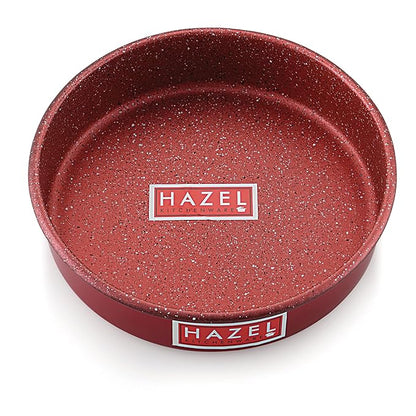 Hazel Cake Mould Non Stick Mold Heavy Gauge Round 1kg Aluminized Steel Baking Pan Red