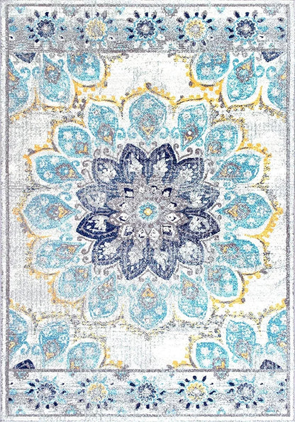 Status Contract Multi Printed Vintage Persian Carpet Rug Runner for Bedroom/Living Area/Home with Anti Slip Backing