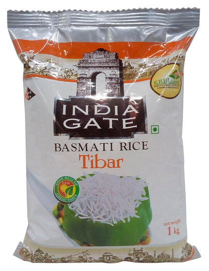 India Gate Basmati Rice Tibar - 1000 gms