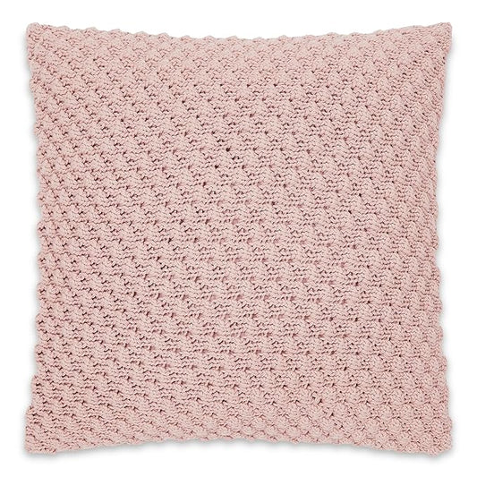 Haus & kinder Decorative Embroidered Cushion Cover | Colour Bubble Pale Pink