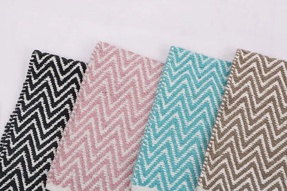 The Home Talk Cotton Door Mat Bath Rug for Spa Vanity Shower Warm & Soft Carpets