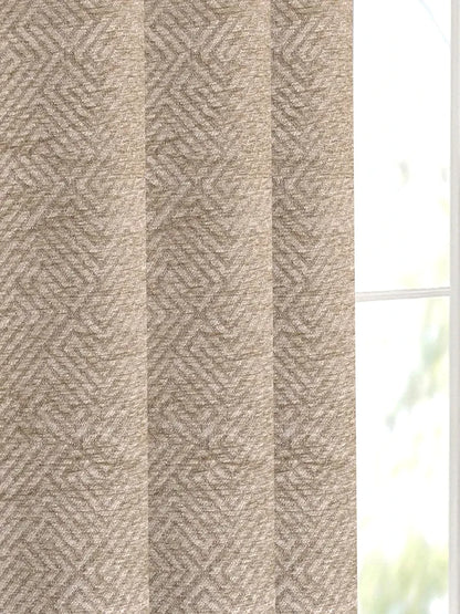 Saral Home Pacman Saral Home Chenille Blackout Window Curtains 1pc Beige