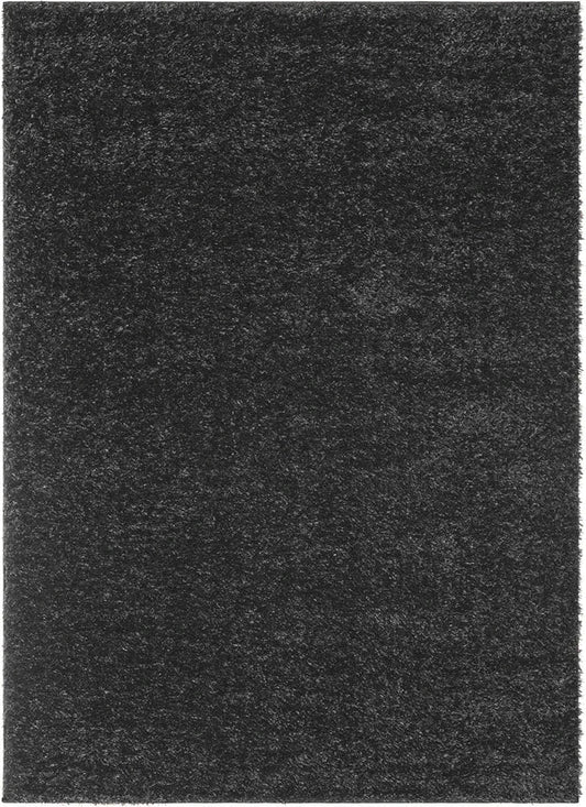 Ishro Home Premium Fuzzy Shag Carpet for Hall Rugs for Living Room Carpets for Living Room Colour Ash Grey