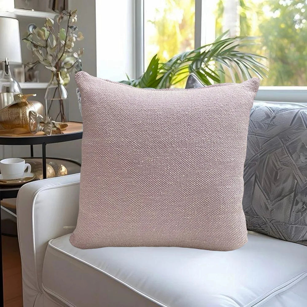 Sajavat Home Cotton Cushion Cover Colour Beige & Purple
