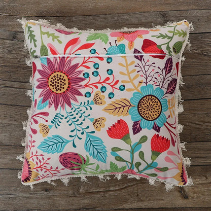Ishro Home Premium Cushion Cover Colour Sun Garden