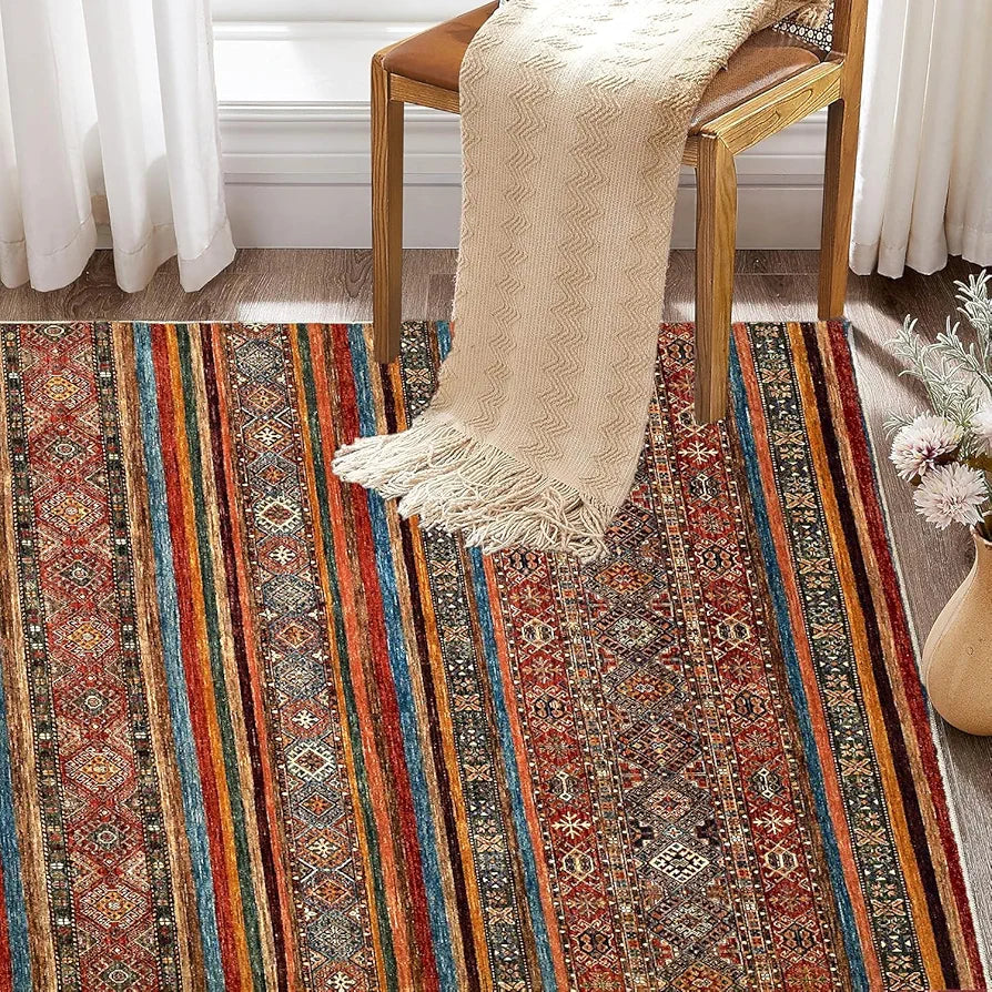 Ishro Home Premium Carpet For Hall, Bedroom, Living Room Pattern  Striped