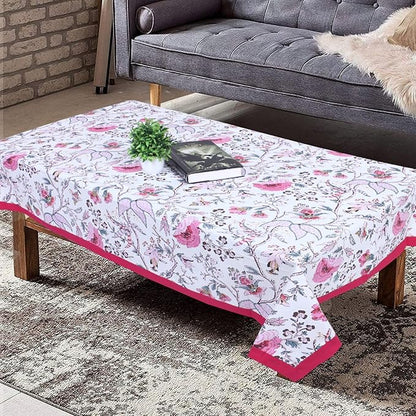 Texstylers Pure Cotton Jaipuri Print 40x60 Inches 4 Seater Center Table Cloth Cover Rectangular 7