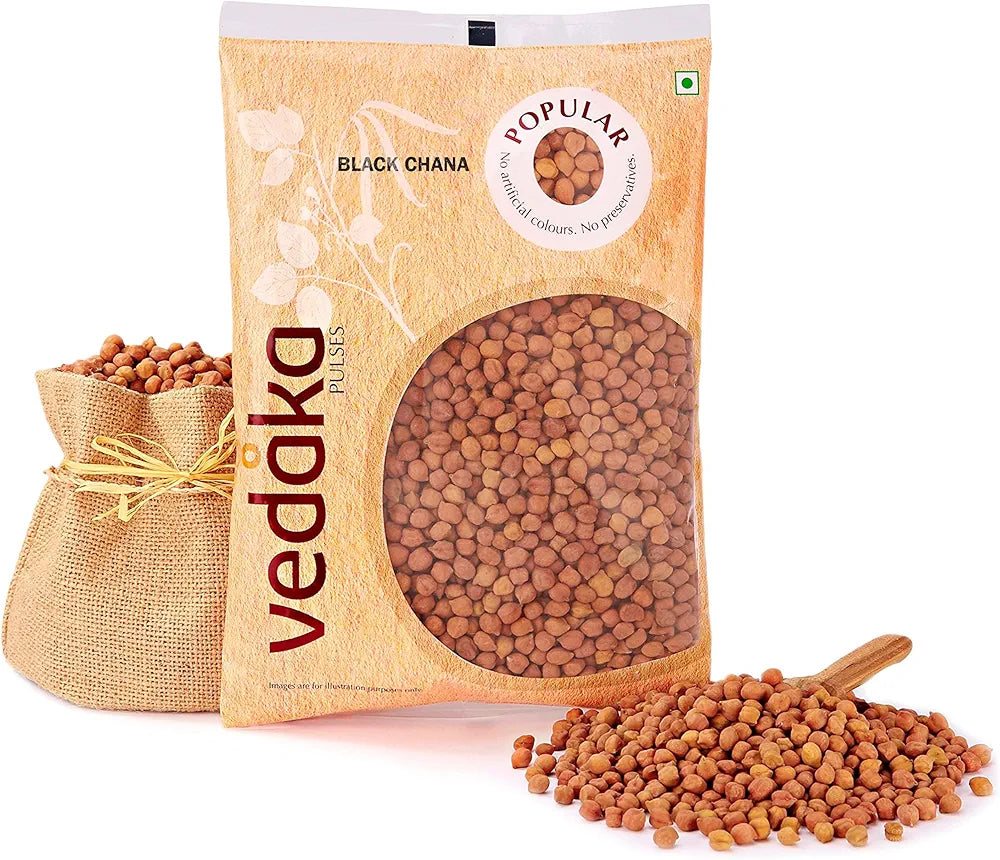 Vedaka Popular Black Chana, 1kg