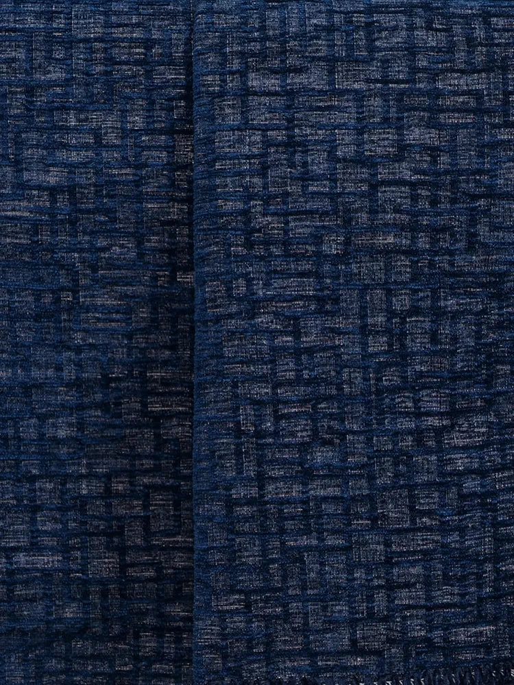 Saral Home Chenille 2 Seater Sofa Cover Throw Colour Navy