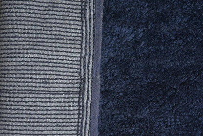 Aerohaven Glorious Super Soft Microfiber Solid Anti Slip Stone Wash Bathmat Navy Colour