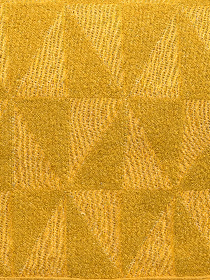 Saral Home Soft Microfiber 1 Seater Sofa Cover Throw Colour Yellow